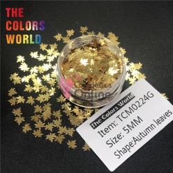 Frunze de artar pentru decor unghii FR06 Gold Bronze